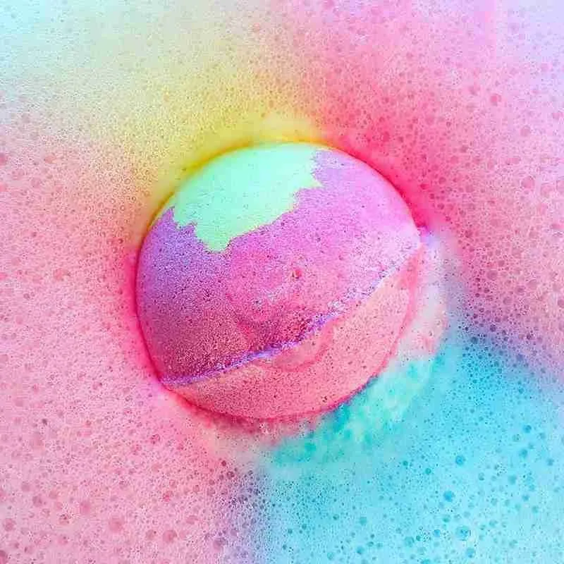 

12pcs/set Bath Salt Bubble Ball Bars Salt Ball Rose Oil Essential Gift Set Ball Orange Ball Bath Explosive Lemon Passion Fr D7L3