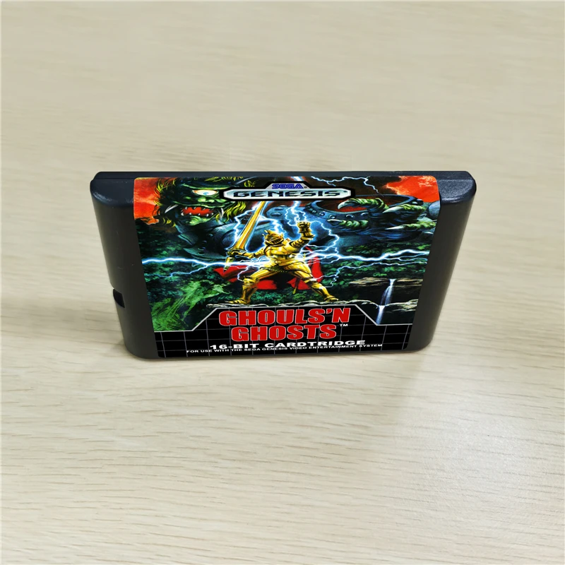 Картридж Ghouls'n Ghosts 16 бит MD Games для консоли MegaDrive Genesis|game cartridge bits|cartridge bitcartridge game |