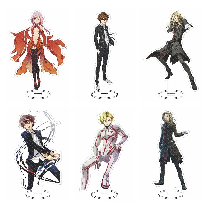 Guilty Crown Character Model Anime Figure Cosplay Double-Sided Acrylic Stands Model Exquisite Desk Decor Prop Xmas Gift Hot Sale