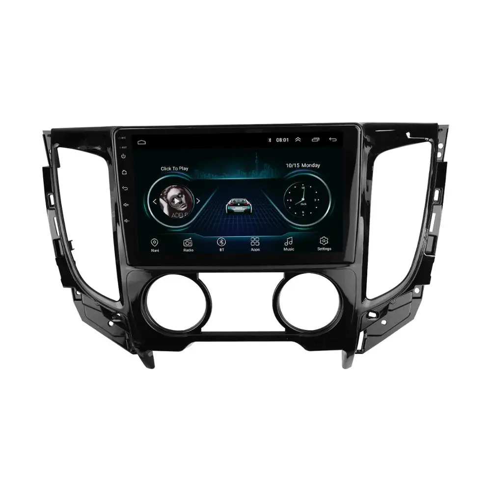 Рама для автомобильного радио 9 дюймов подходит MITSUBISHI TRITON 2015 ручной DVD плеер с GPS и