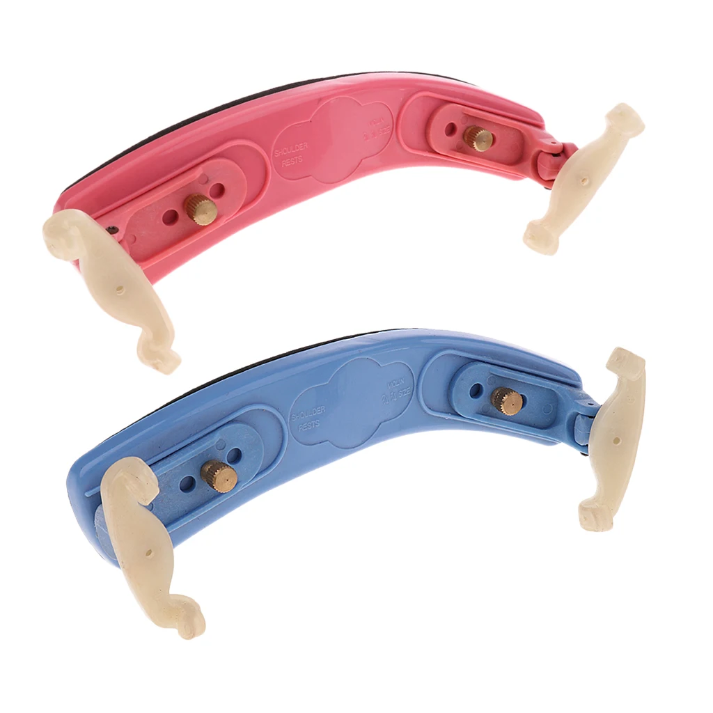 

2pcs Adjustable Violin Shoulder Rest Pad Holder for 1/2 1/4 Violin Fiddle