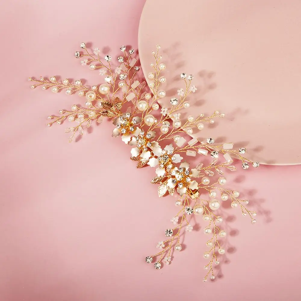 Birdal свадебные аксессуары ювелирные изделия ручной работы цветок жемчуг заколки