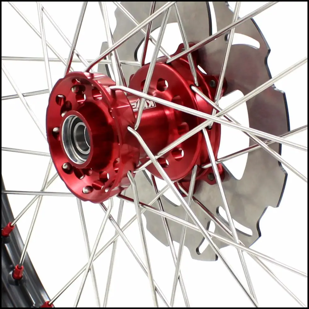 21/18 Мотоцикл обода порванные Enduro колеса Набор для HONDA CRF250R 2014 2018 CRF450R 2013 2019 красные