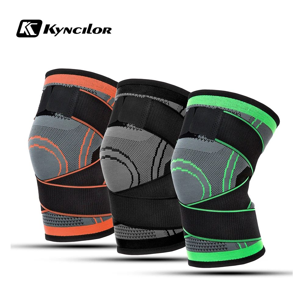 Наколенник для волейбола бега Эластичный компрессионный наколенник защитные