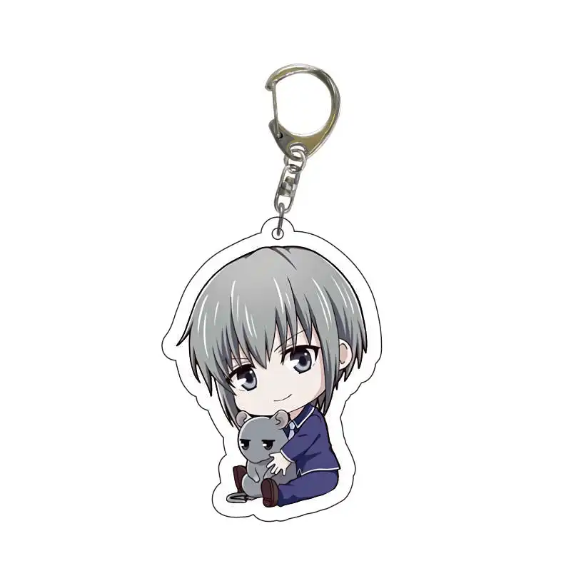 Фруктовая корзина Sohma члены семьи аниме брелок для Honda Tohru Souma Kyo Shigure Yuki Ayame Akito Hatori