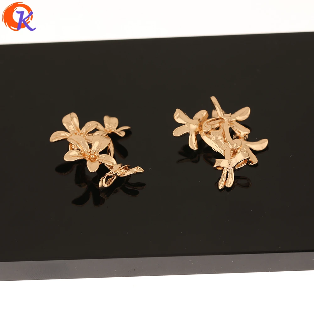 

Cordial Design 50Pcs 25*28MM Jewelry Accessories/DIY Connectors/Flower Shape/Copper Material/Charms/Hand Made/Earring Findings