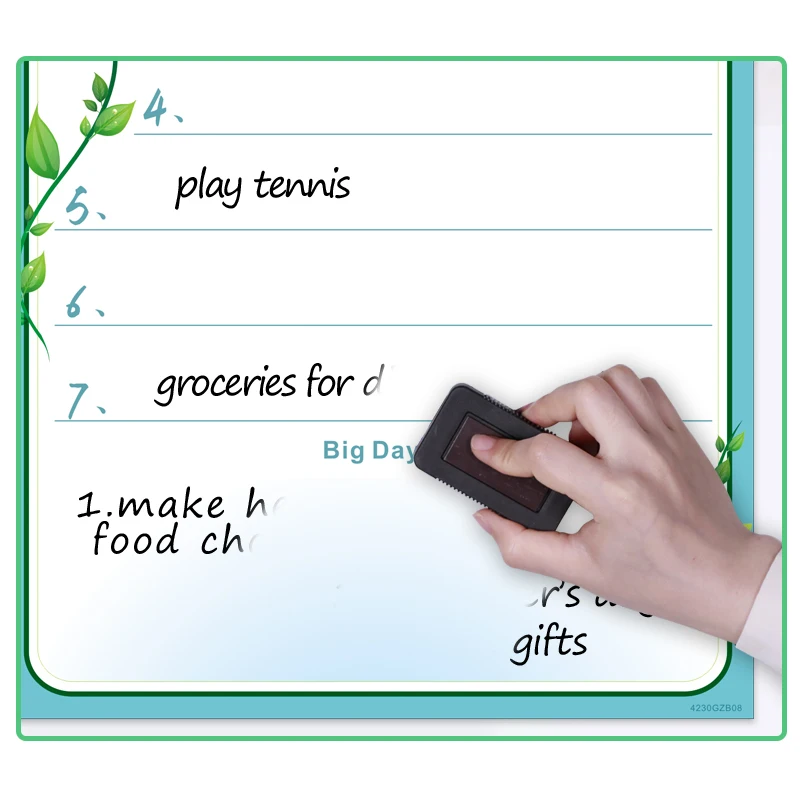 Холодильник Кухня напоминание Памятка стираемые магнитные сообщения Белая