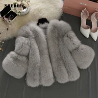 faux fur coats winter warm cropped fluffy jacket coat parkas women oversize outerwear ladies winter jacket women fur coat