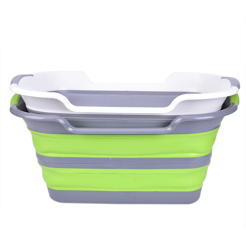 1 шт складной Non Slip Ванна Baby Shower Портативный силиконовый ванна для ванной
