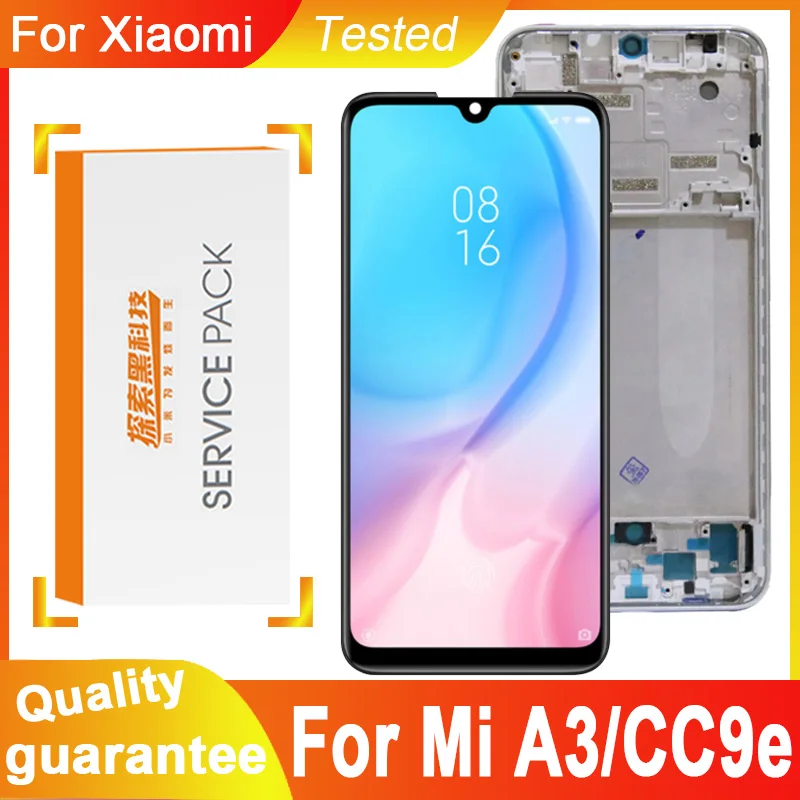 OLED / Super AMOLED дисплей для Xiaomi Mi CC9E ЖК-дисплей сенсорный экран дигитайзер в сборе с