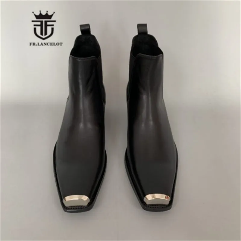 Настоящие изображения роскошные индивидуальные из натуральной кожи на танкетке