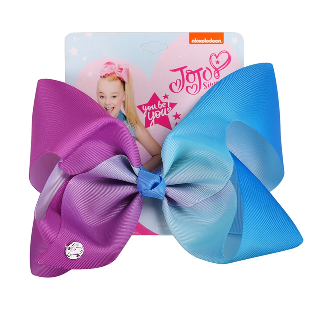 8 &quotмилый бант зажим для волос большой дети ручной работы металлического