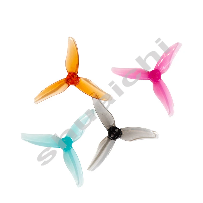 

4pair 2512 3-Blade Propeller 2.5inch CW CCW Paddle Hole Diameter 1.5mm PC Props for 1103-1108 Motor RC FPV Drone Quadcopter Part