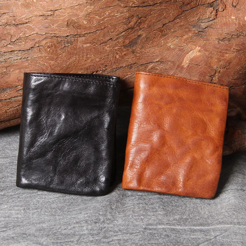 PNDME модный винтажный роскошный мужской женский маленький кошелек из натуральной