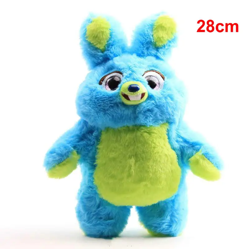 Bunny 28cm История игрушек 4 плюшевые игрушки кролик утка Ducky Forky СВИНЬЯ Мягкая кукла животных для детей день рождения Рождественский подарок - Цвет: Bunny 28cm
