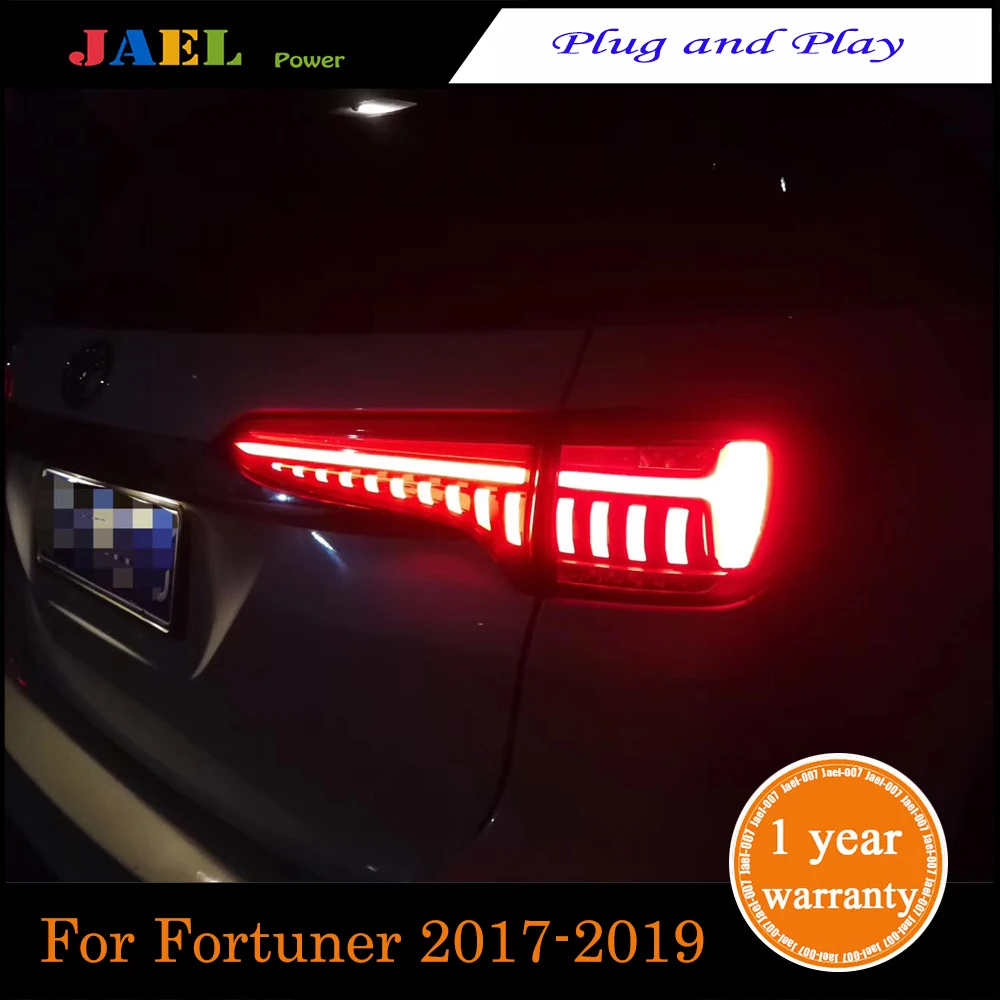 Копченый светодиодный задний светильник s Чехол для Fortuner Задний 2017 ~ 2019