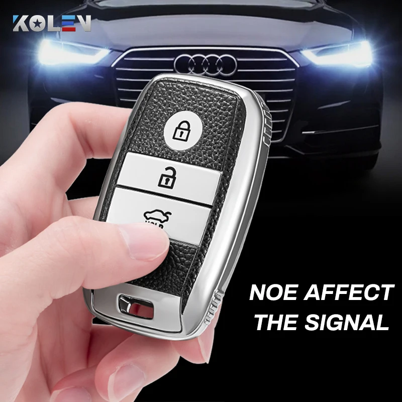 

Leather TPU Car Remote Key Case Cover Shell Fob For KIA Rio QL Sportage Ceed Cerato Optima K2 K3 K4 K5 Picanto Sorento Hyundai
