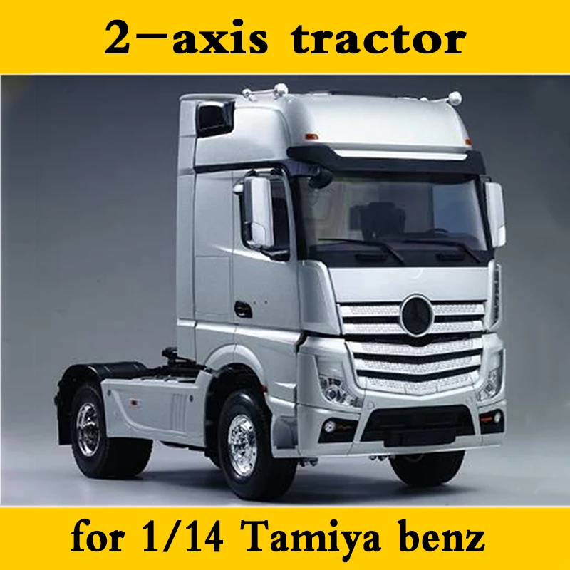 

2 Axis Tractor for 1/14 Tamiya RC Truck Car Benz ACTROS 3363 1851 Diy