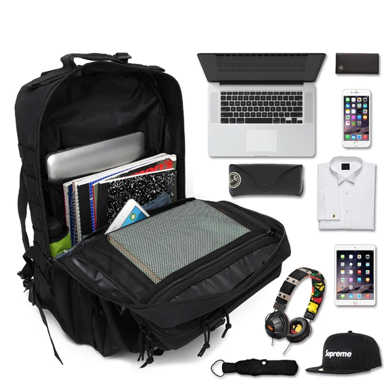 45L уличный военный Камуфляжный Рюкзак штурмовой тактический рюкзак для