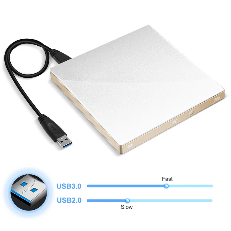 USB 3 0 DVD привод Оптический CD ROM проигрыватель RW горелка для ноутбука компьютера ПК