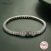 pure silver of 16 20 5cm tennis bracelet jewelry 2 4mm 5a cz eternal gift for wife stunning real 925 jewellery