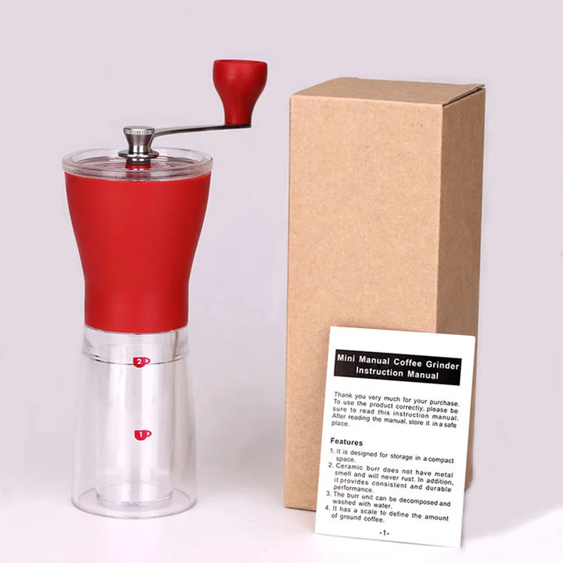 Coffee Machine Japanese Portable Powder Grinder Ceramic Core-Grinding Household Manual Grinding Beans | Бытовая техника
