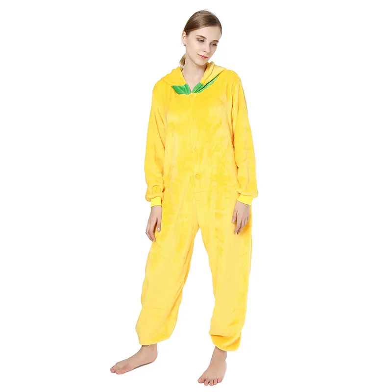 2019 зимние женские кигуруми комбинезоны пижамные комплекты с собакой милая