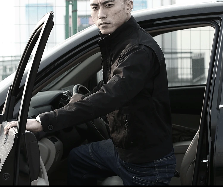 Военный Тактический Для мужчин уличный Кардиган со стоячим воротником пилот