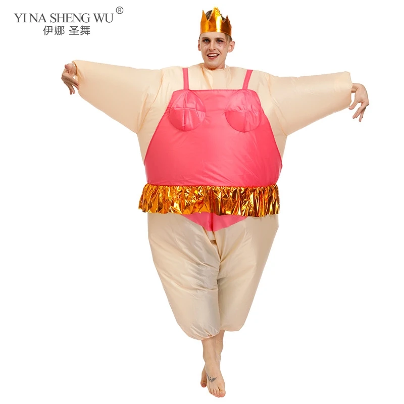 Новый надувной балетный костюм Sumo для косплея на день рождения мужчин женщин
