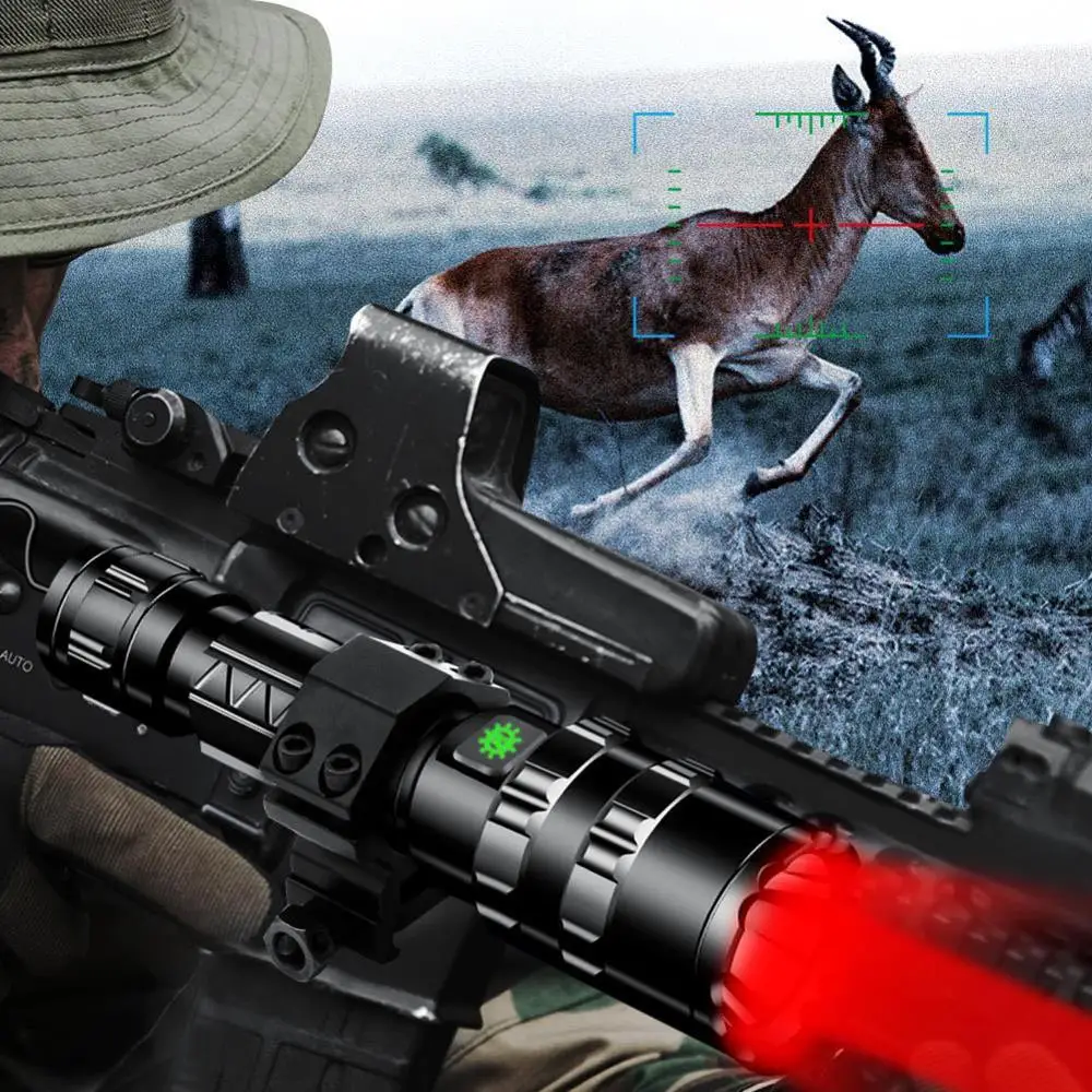 Водонепроницаемый usb зарядка фиксированный фокус дальний светодиодный фонарик