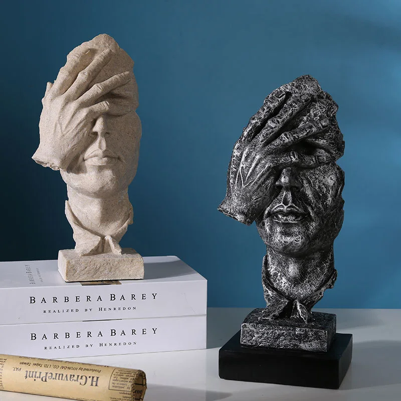 Абстрактная полимерная скульптура для гостиной декоративные фигурки ручной