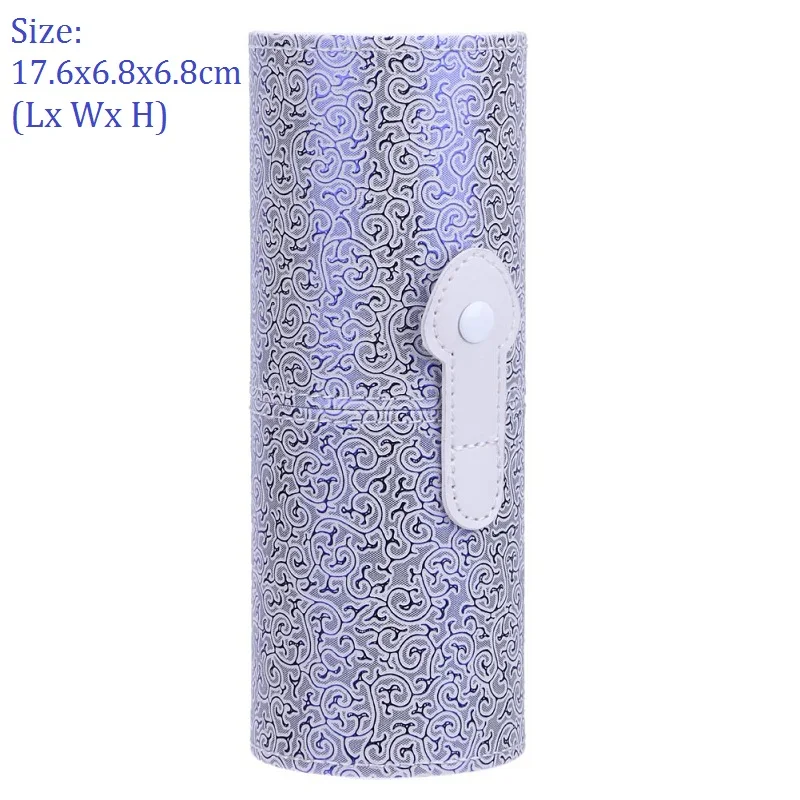 Style A 04 4 цвета из искусственной кожи Кисть косметическая для путешествий подставка для ручек, для хранения пустой держатель макияж кисточки в сумке Органайзер макияж инструменты - Цвет: Style A 04