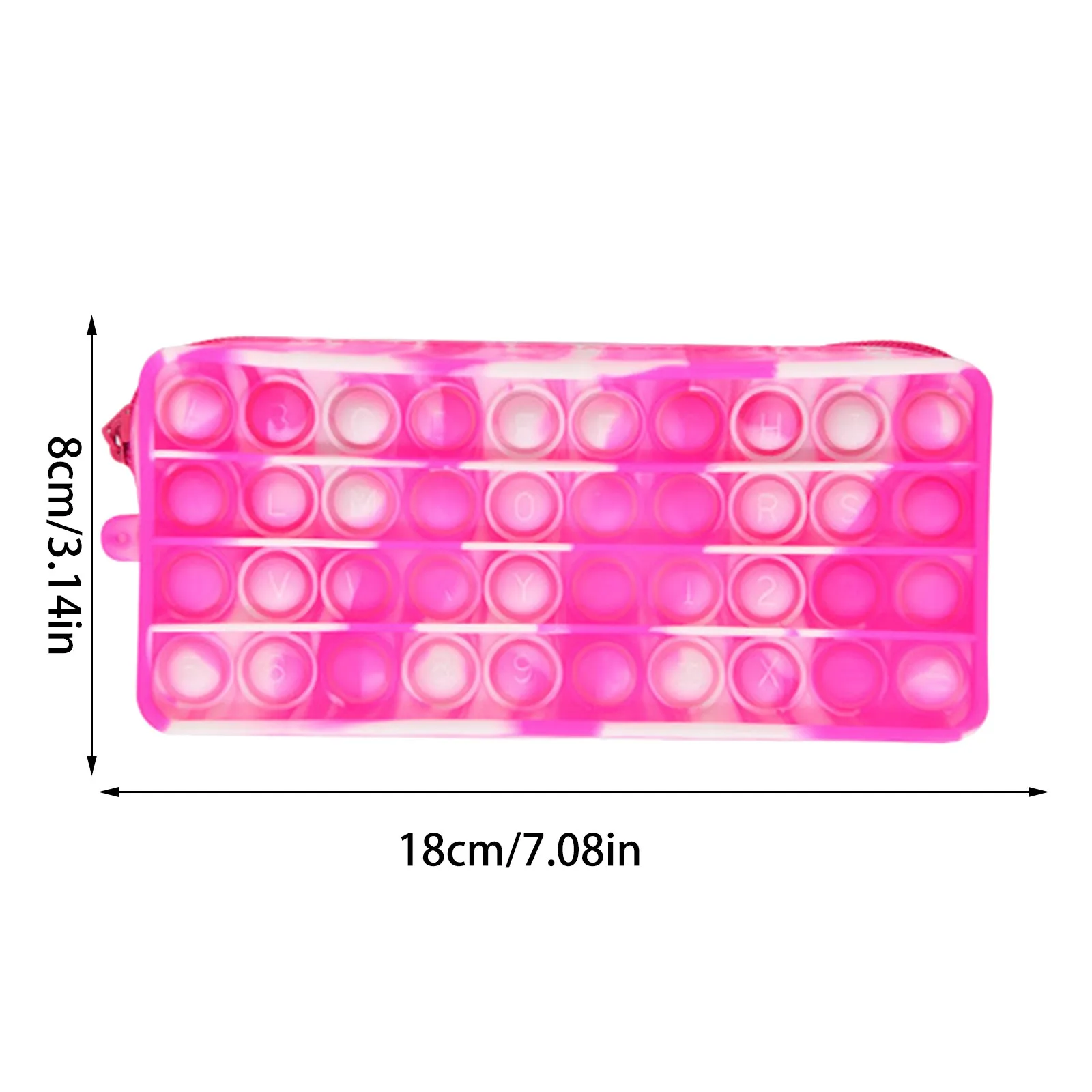 Новые сжимаемые игрушки пенал с пузырьковыми пузырьками детская игрушка для