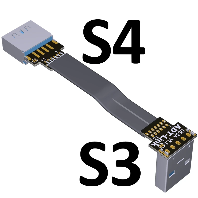 Кабель USB 3 0 плоский Удлинительный usb кабель для передачи данных Папа мама