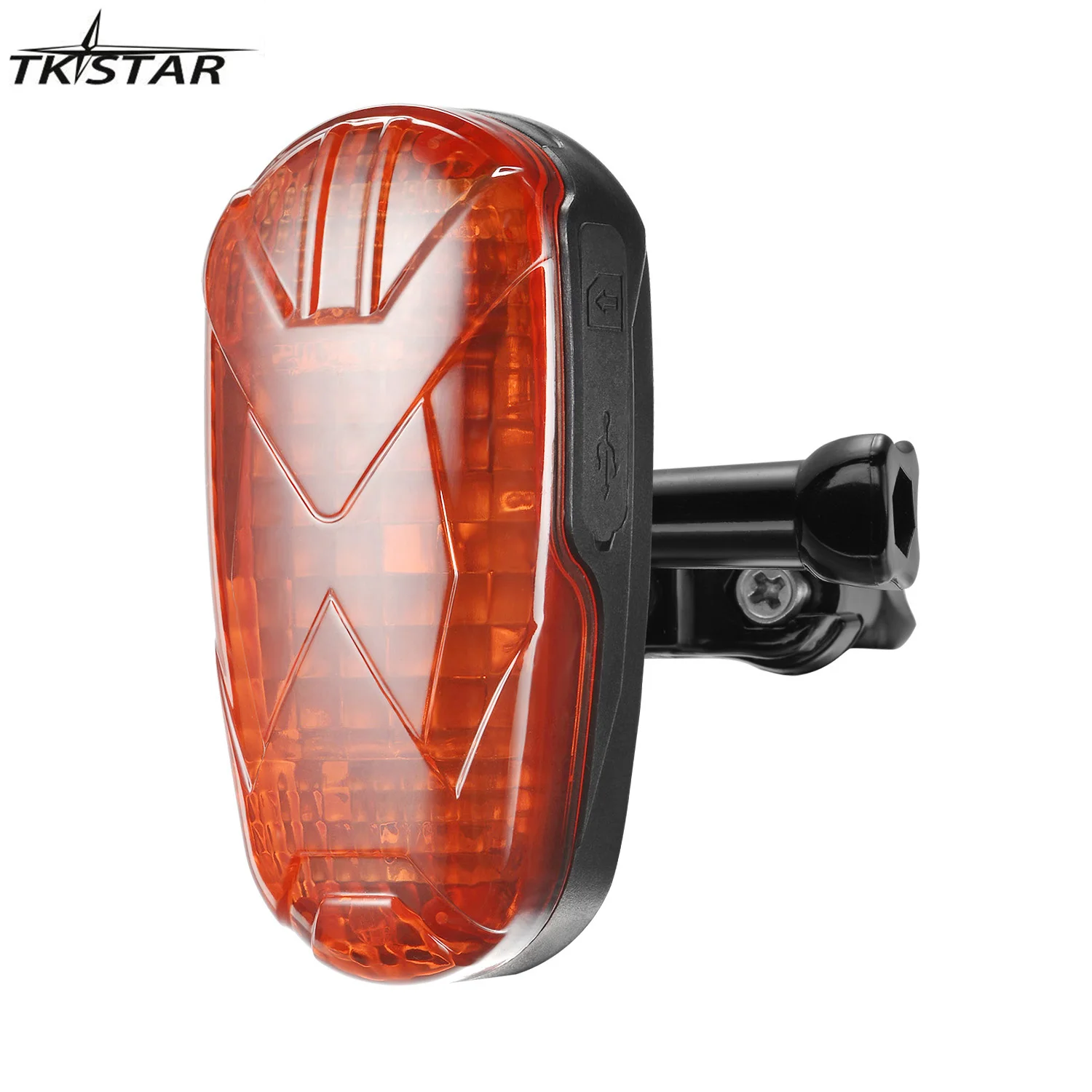 spesifikasi TKSTAR Pelacak GPS Sepeda Tersembunyi Pelacak Lampu Sepeda Perangkat Pelacak Sepeda TK906 Platform Gratis Seumur Hidup Waktu Siaga Panjang