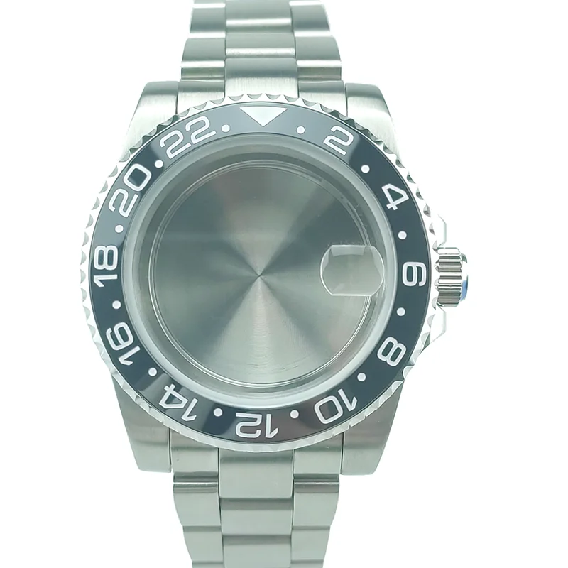 10 АТМ 40 мм GMT MASTER II Стильный чехол для часов и браслет подходит Mingzhu3804 Miyota8215 |