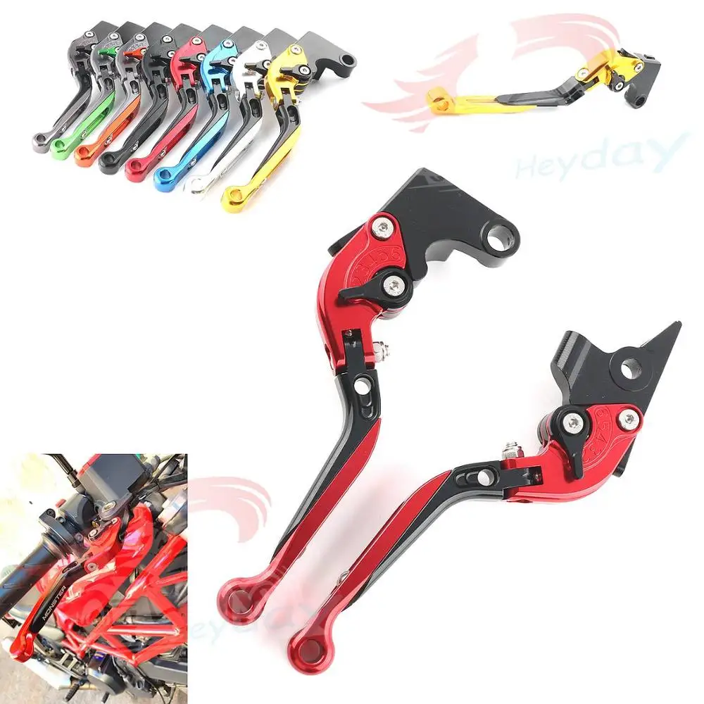 

CNC Folding Extendable Motorcycle Brake Clutch Levers For DUCATI Scrambler Cafe Racer 2017