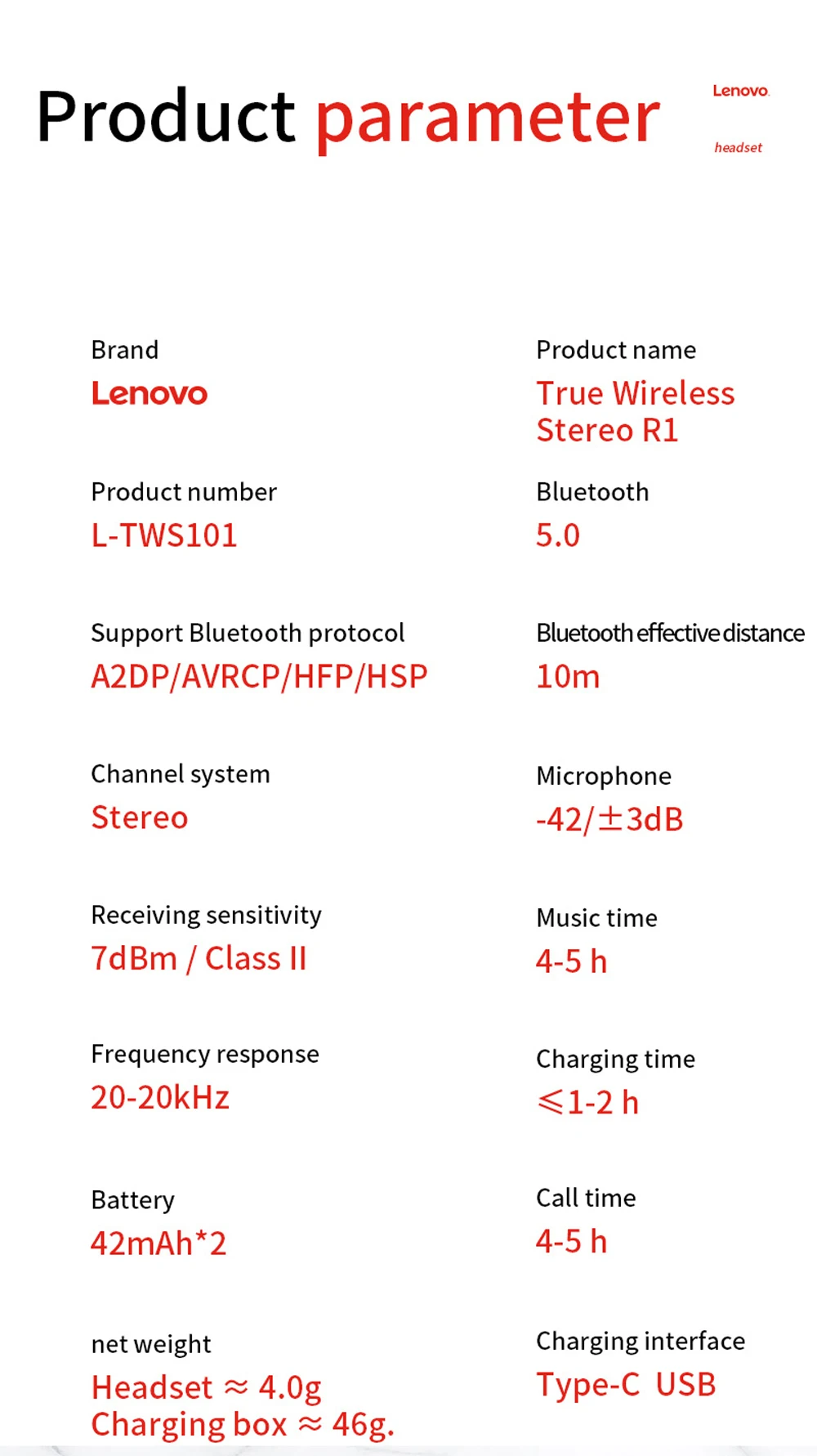 Lenovo R1 TWS беспроводные Bluetooth наушники IPX5 Водонепроницаемый дизайн Bluetooth 5,0 для XiaoMi huawei lenovo смартфон