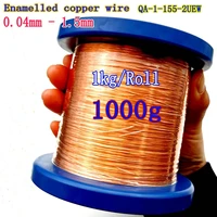 1kgroll 0 03mm1 6mm qa 1155 enameled copper wire machine enamel winding stripping coil magnet magnetic wires