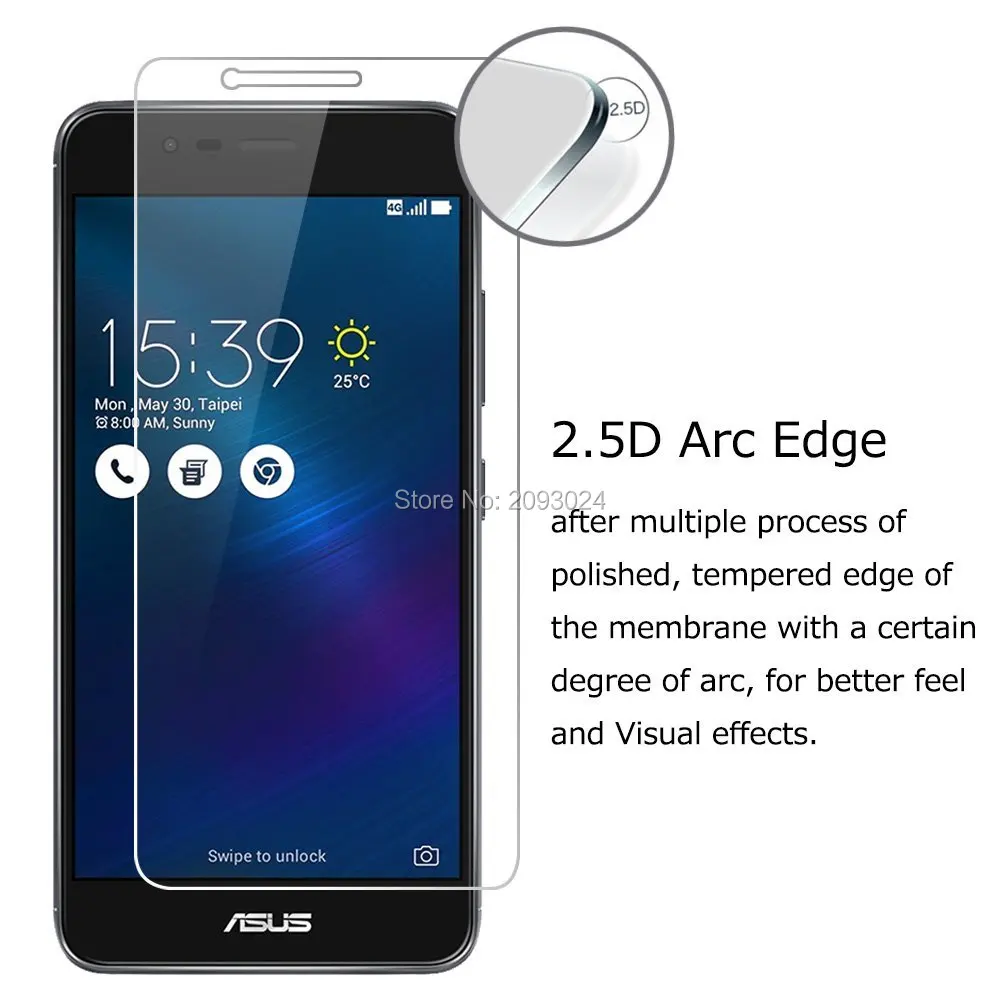 Защитное закалённое стекло Chanhowgp для Asus ZenFone 3 Max ZC520TL | Мобильные телефоны и