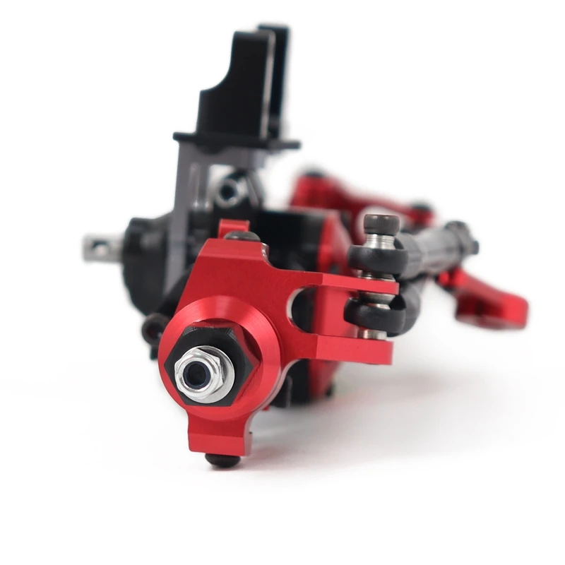 

RC Car CNC Metal Front Axle with Protector for 1:10 RC Crawler Car Axial SCX10 II 90046 90047