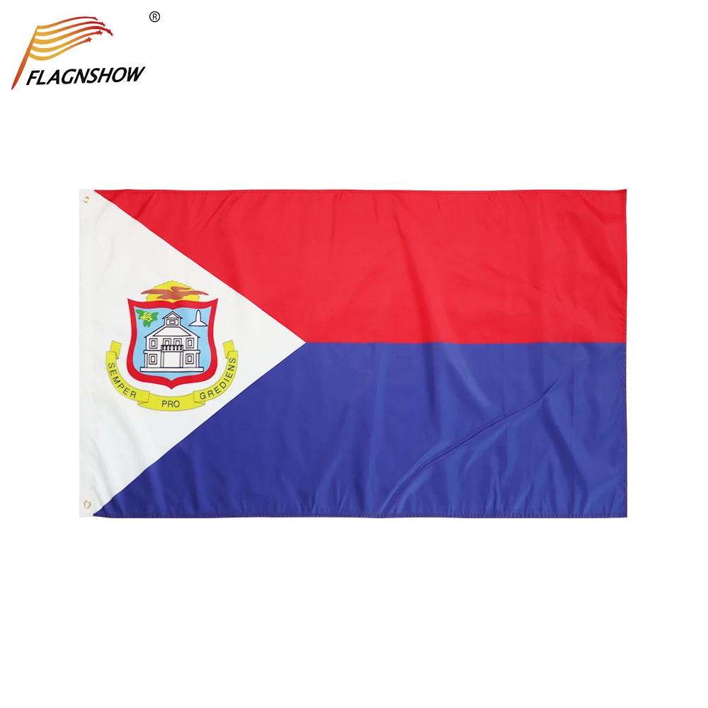 

3x5 Ft Sint ST Maarten Flag Polyester Print Decor Banner