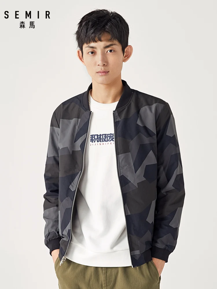 Куртка SEMIR Мужская новинка корейские красивые осенние куртки Двустороннее