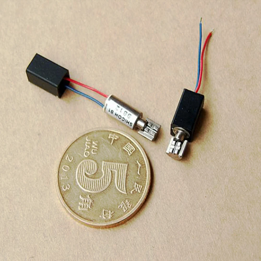 Мини 5-полюсный Бессердечный Вибрационный двигатель постоянного тока 3 в-6 в 7 В 5