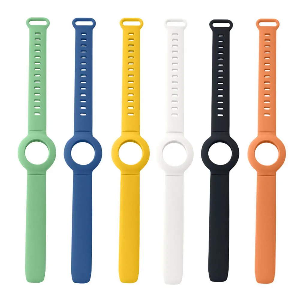 

Bracelet for AirTag Anti-Lost Silicone Case Protective Cover Design for Apple Airtag tracking locator Wristband