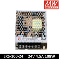 mean well lrs 100 24 85 264vac to dc 24v 4 5a 108w single output switching power supply meanwell led driver