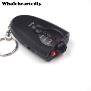 Профессиональный автомобильный алкотестер, высокоточный детектор алкоголя, алкотестер, брелок со светодиодным фонариком