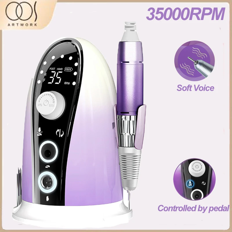 

The latest nail polisher nail drill set 35000RPM professional electric nail file machine set professional pedicure nail file