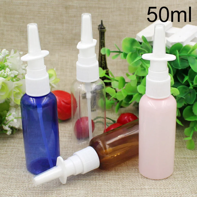 50 мл пластиковая бутылочка для Назального спрея г многоразового розовый