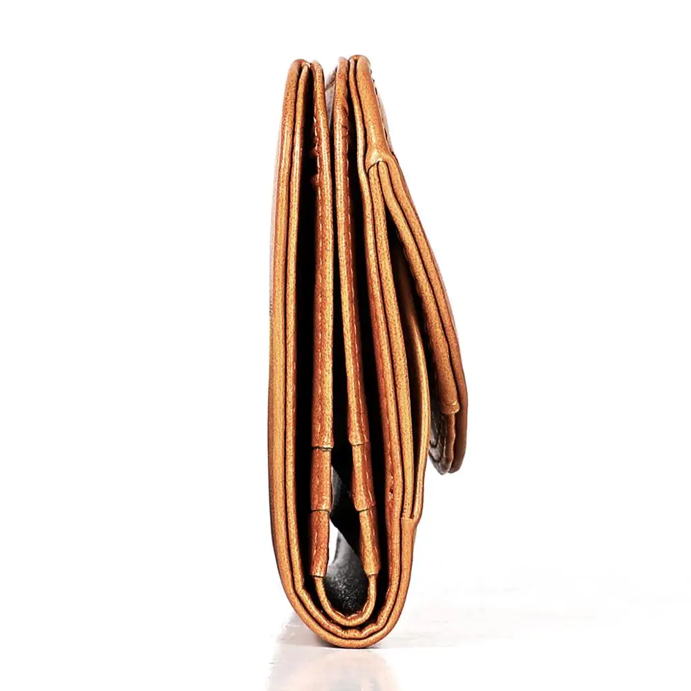 Модный женский мини кошелек на молнии для монет из натуральной кожи Повседневный